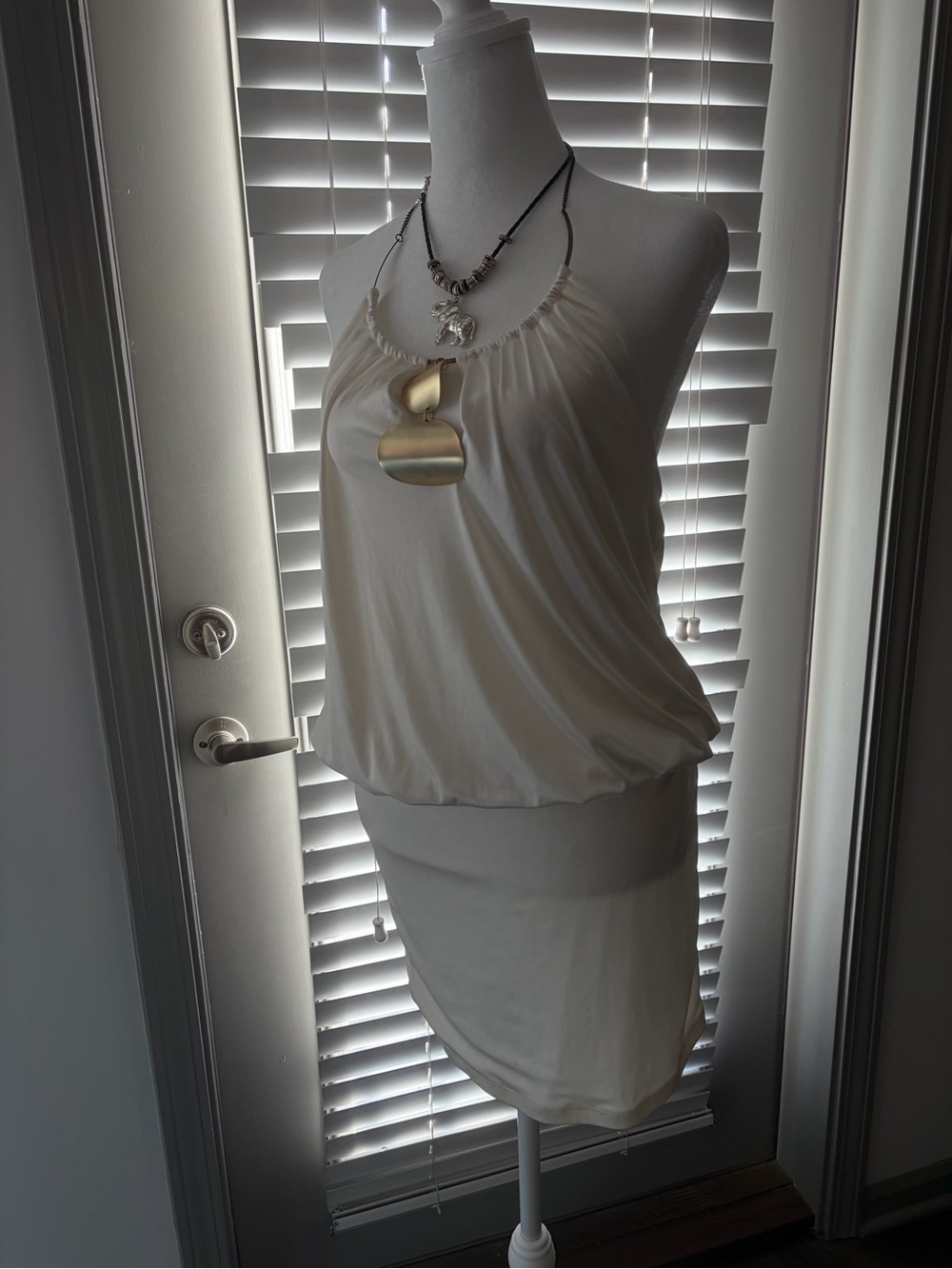 Forever 21 Ivory Halter Top